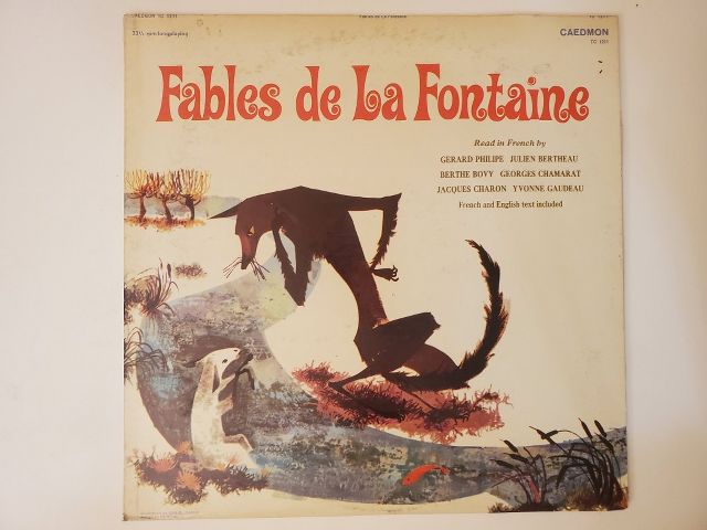 Various Artists Fables de La Fontaine vinyl record