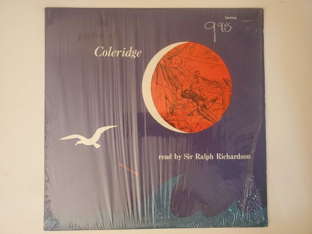 Sir Ralph Richardson The Poetry of Coleridge vinyl record