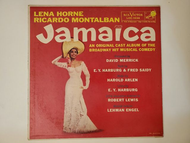 Lena Horne, Ricardo Montalban Jamaica vinyl record
