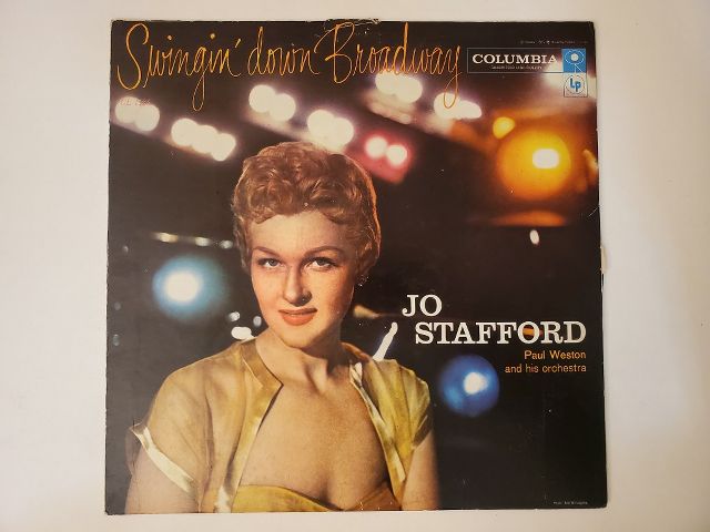 Jo Stafford Swingin' Down Broadway vinyl record