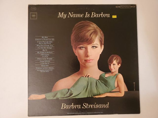 Barbra Streisand My Name Is Barbra vinyl record