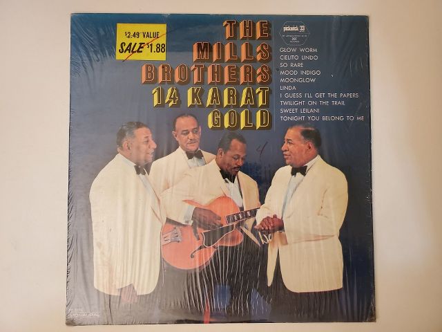 The Mills Brothers 14 Karat Gold vinyl record