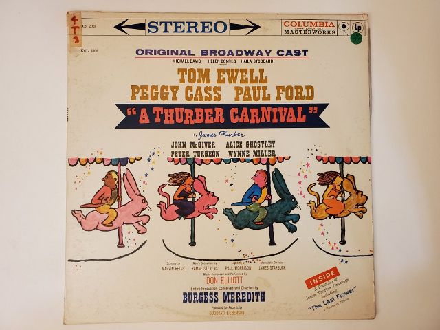 Original Broadway Cast A Thurber Carnival vinyl record