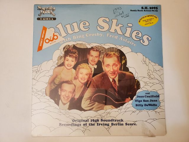 Bing Crosby, Fred Astaire Blue Skies vinyl record