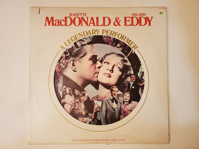 Jeanette MacDonald & Nelson Eddy A Legendary Performer vinyl record