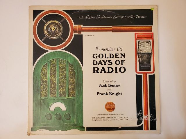 Jack Benny and Frank Knight Remember the Golden Days of Radio vinyl record