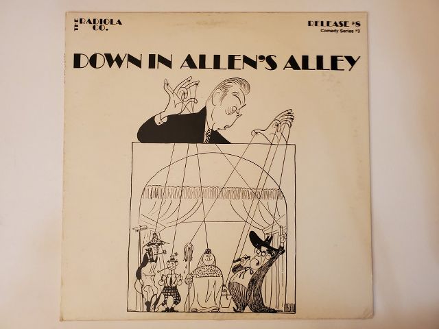 Unknown Down in Allen's Alley vinyl record