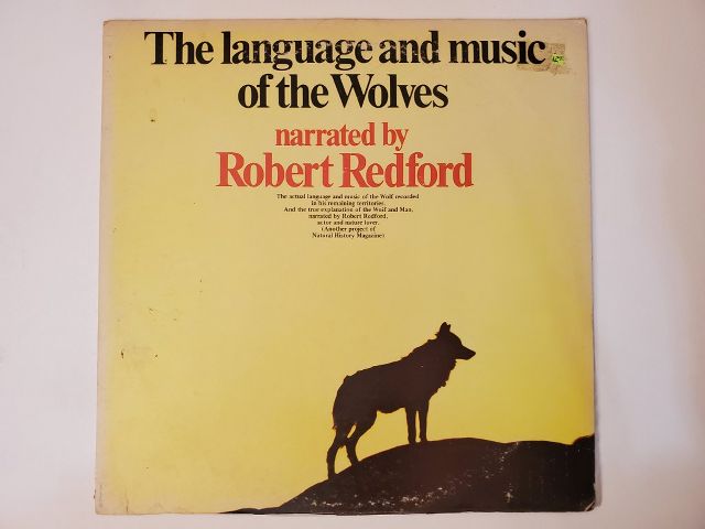 Robert Redford The Language and Music of the Wolves vinyl record