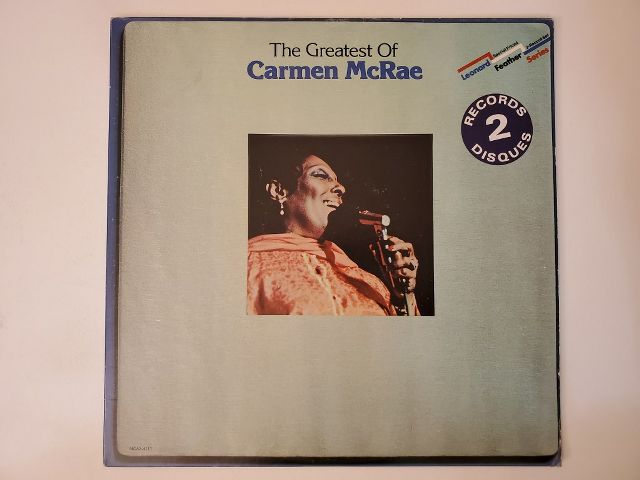 Carmen McRae The Greatest Of Carmen McRae vinyl record