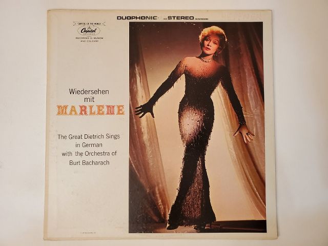 Marlene Dietrich Wiedersehen mit Marlene vinyl record