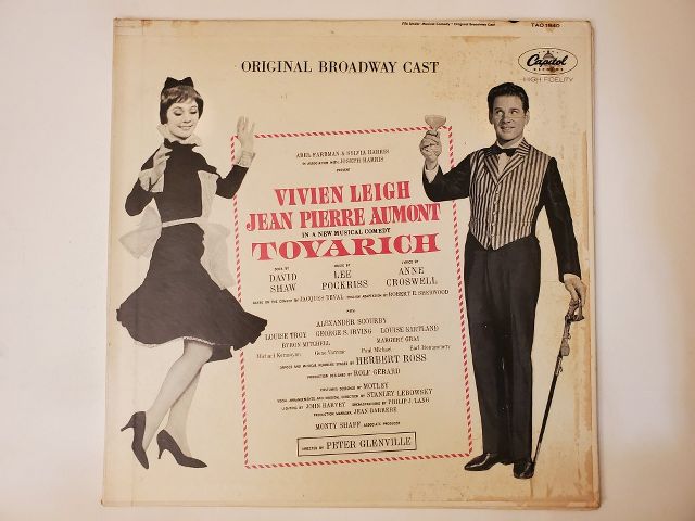 Original Broadway Cast Tovarich vinyl record