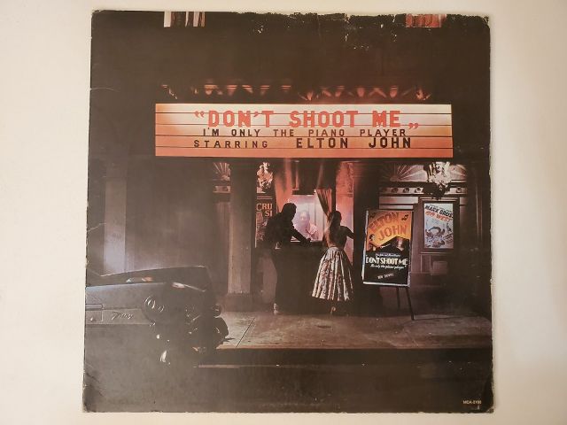 Elton John Don't Shoot Me I'm Only the Piano Player vinyl record