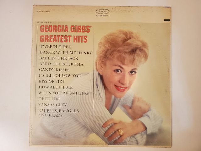 Georgia Gibbs Greatest Hits vinyl record