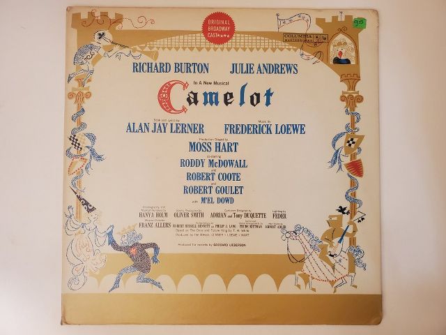 Original Broadway Cast Camelot vinyl record