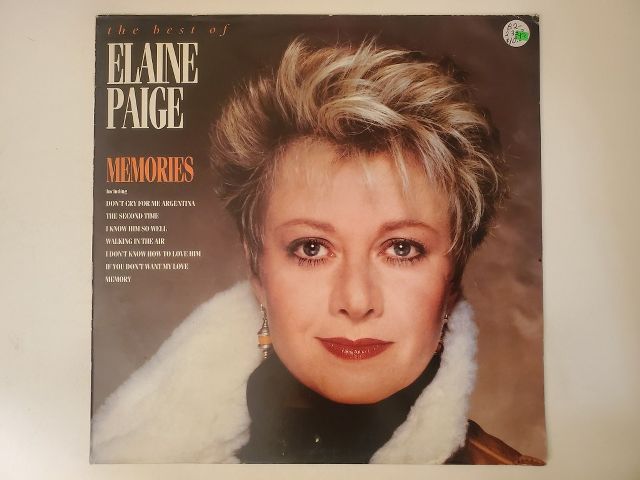Elaine Paige The Best of Elaine Paige: Memories vinyl record