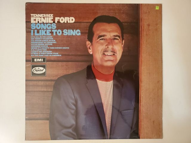 Tennessee Ernie Ford Songs I Like to Sing vinyl record