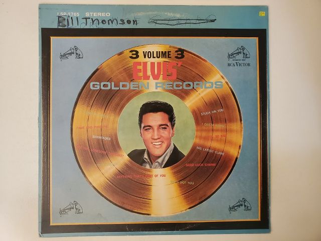 Elvis Presley Elvis' Golden Records Volume 3 vinyl record
