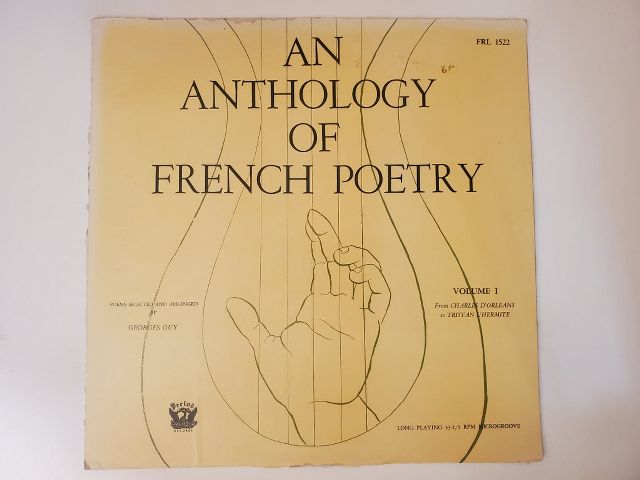 Georges Guy An Anthology of French Poetry (Volume I) vinyl record