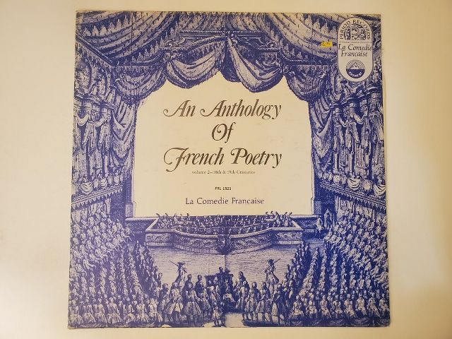 La Comedie Francaise An Anthology of French Poetry vinyl record