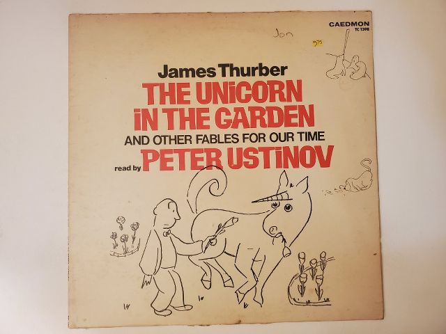 Peter Ustinov The Unicorn in the Garden and Other Fables for Our Time vinyl record