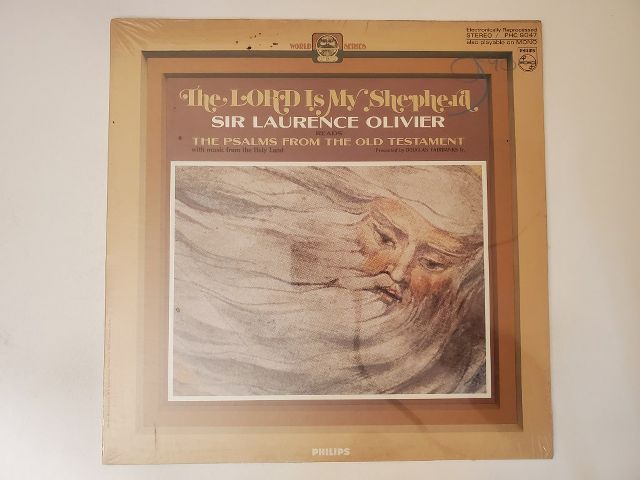 Sir Laurence Olivier The Lord is My Shepherd: The Psalms from the Old Testament vinyl record