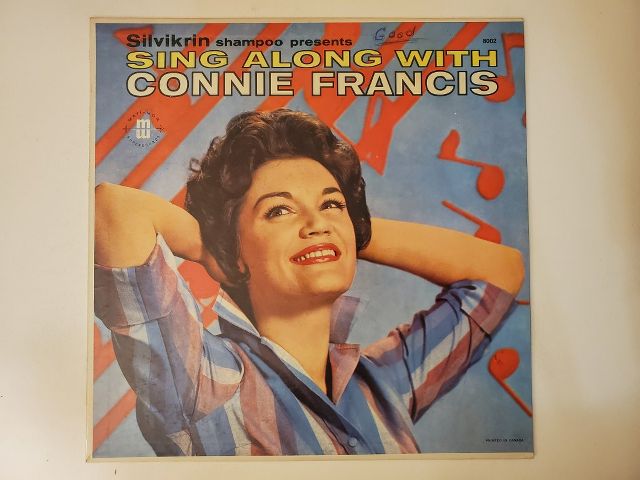 Connie Francis Sing Along with Connie Francis vinyl record