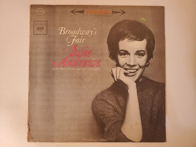 Julie Andrews Broadway's Fair vinyl record
