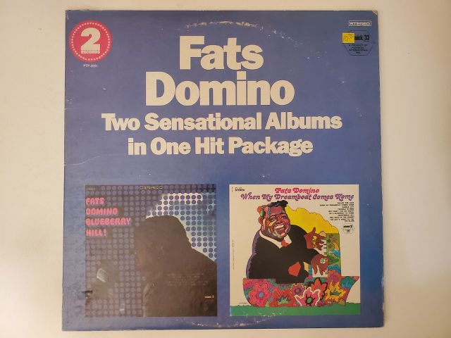 Fats Domino Two Sensational Albums in One Hit Package vinyl record