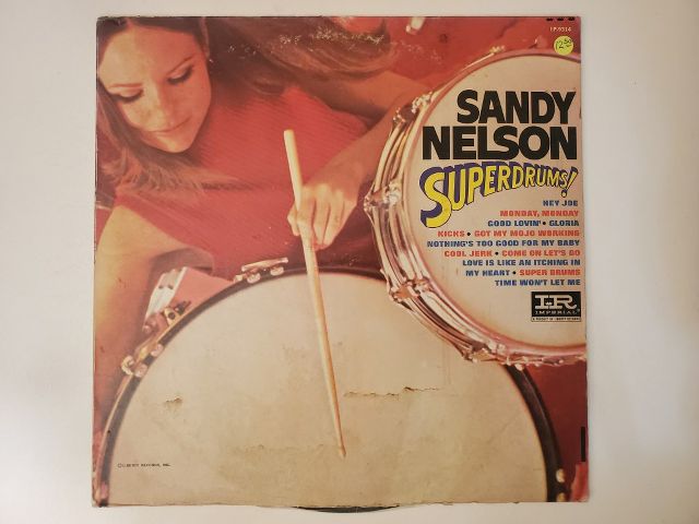 Sandy Nelson Superdrums vinyl record