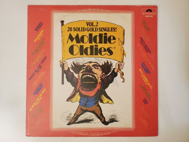 Various Artists Moldie Oldies Vol. 2: 20 Solid Gold Singles! vinyl record