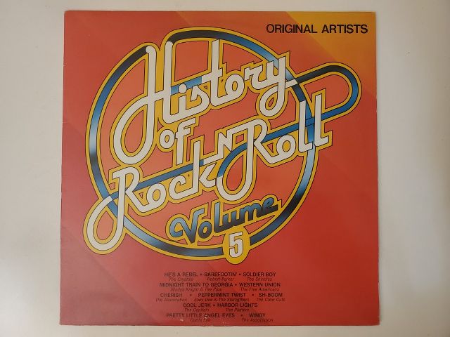 Various Artists History of Rock & Roll Volume 5 vinyl record