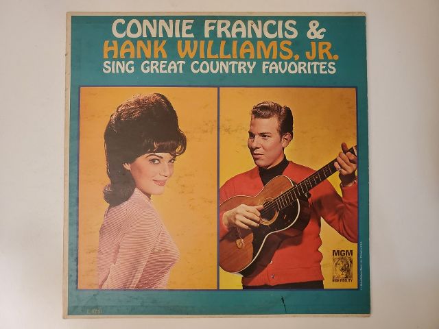 Connie Francis & Hank Williams, Jr. Sing Great Country Favorites vinyl record