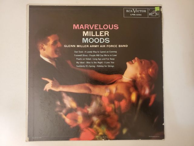 Glenn Miller Army Air Force Band Marvelous Miller Moods vinyl record