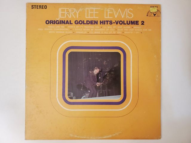Jerry Lee Lewis Original Golden Hits - Volume 2 vinyl record