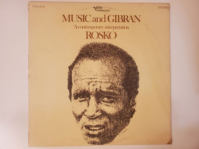 Rosko Music and Gibran: A Contemporary Interpretation vinyl record