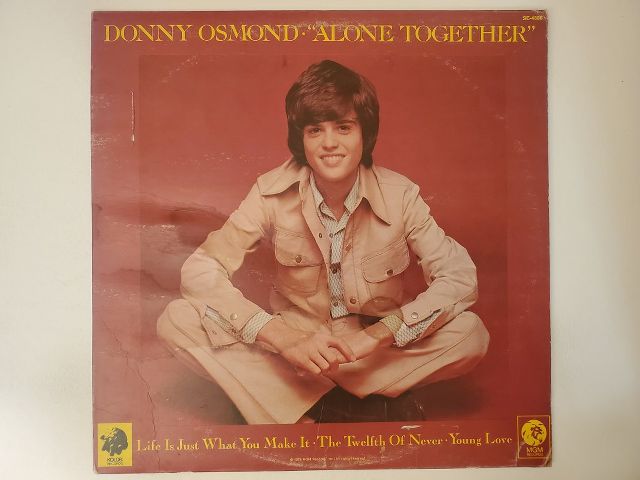 Donny Osmond Alone Together vinyl record