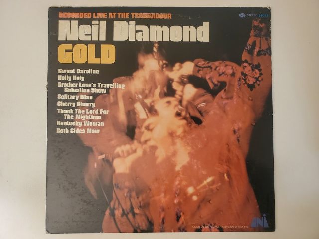 Neil Diamond Gold vinyl record