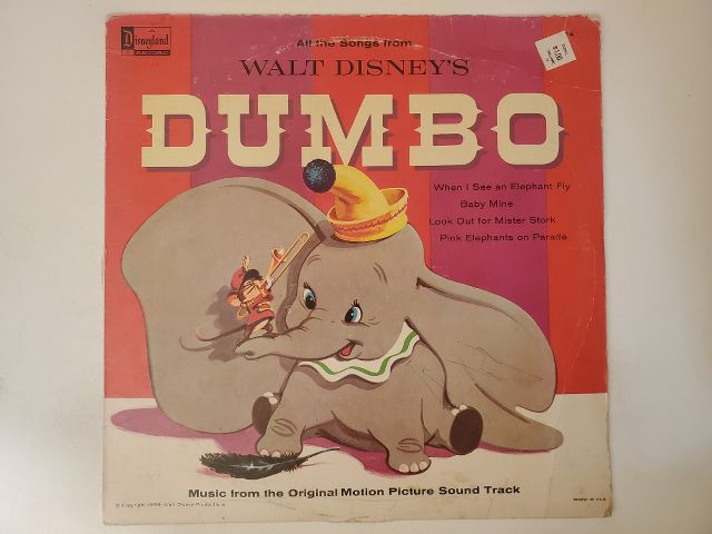Various Artists Walt Disney's Dumbo vinyl record