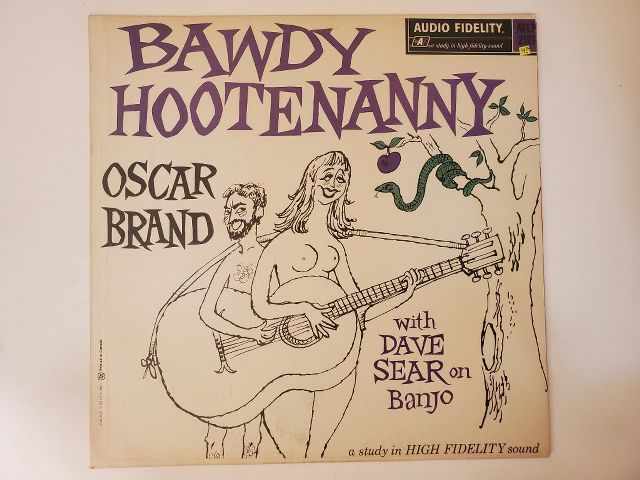Oscar Brand Bawdy Hootenanny vinyl record