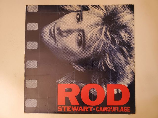 Rod Stewart Camouflage vinyl record