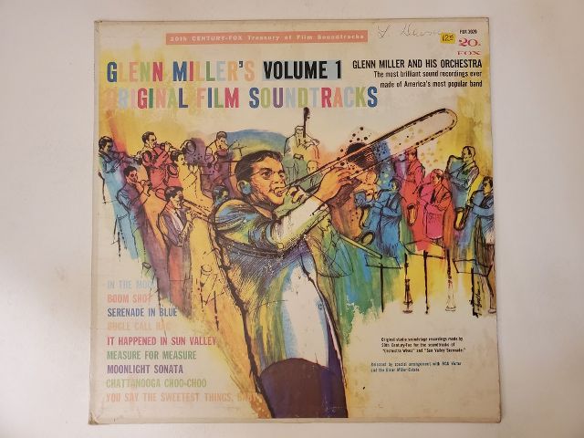 Glenn Miller and His Orchestra Glenn Miller's Original Film Soundtracks Volume 1 vinyl record