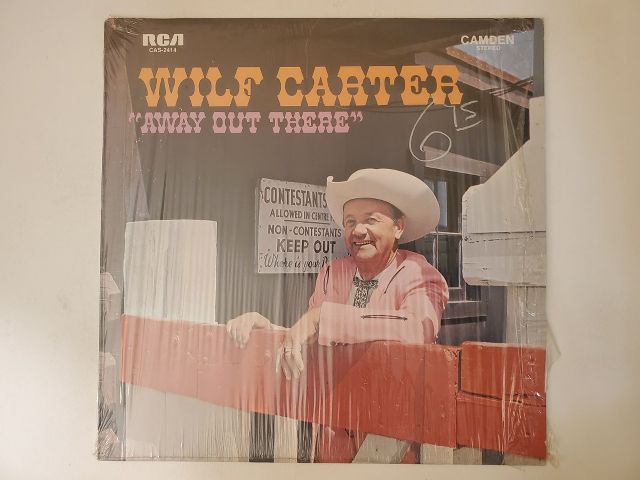 Wilf Carter Away Out There vinyl record