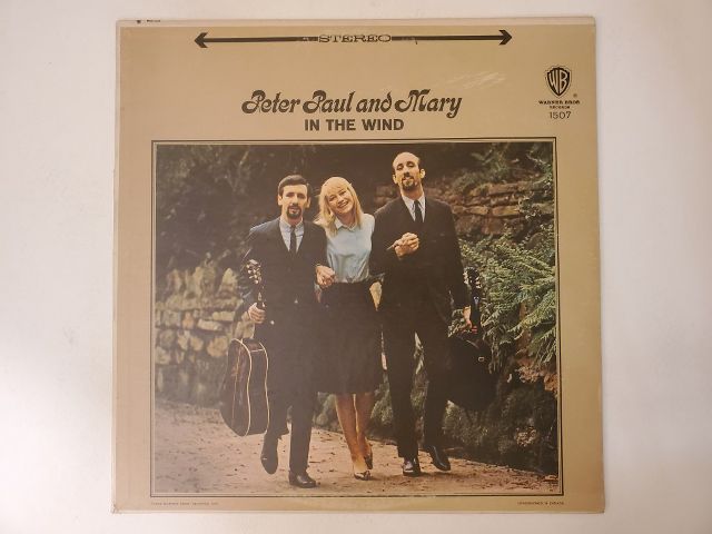 Peter, Paul and Mary In the Wind vinyl record