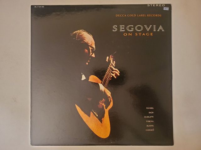 Andres Segovia Segovia on Stage vinyl record