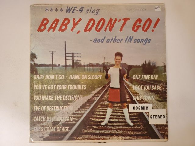 We-4 Baby, Don't Go! - and other IN songs vinyl record