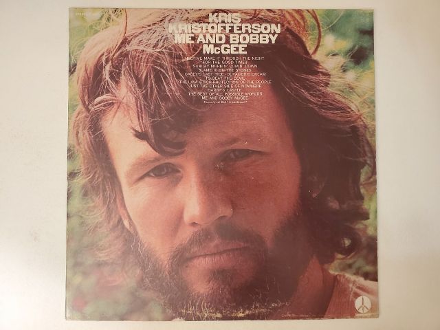 Kris Kristofferson Me and Bobby McGee vinyl record