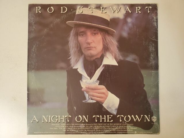Rod Stewart A Night on the Town vinyl record