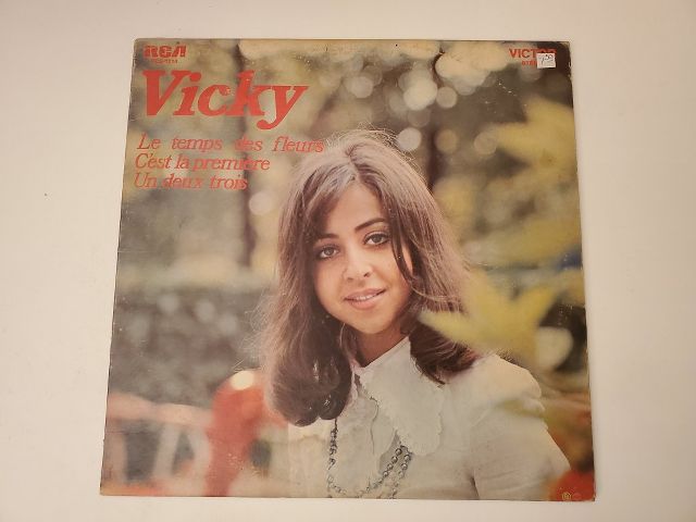 Vicky Le temps des fleurs vinyl record