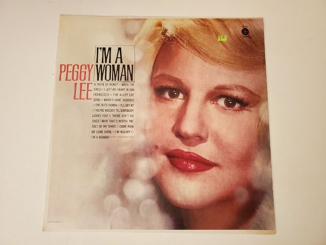 Peggy Lee I'm a Woman vinyl record