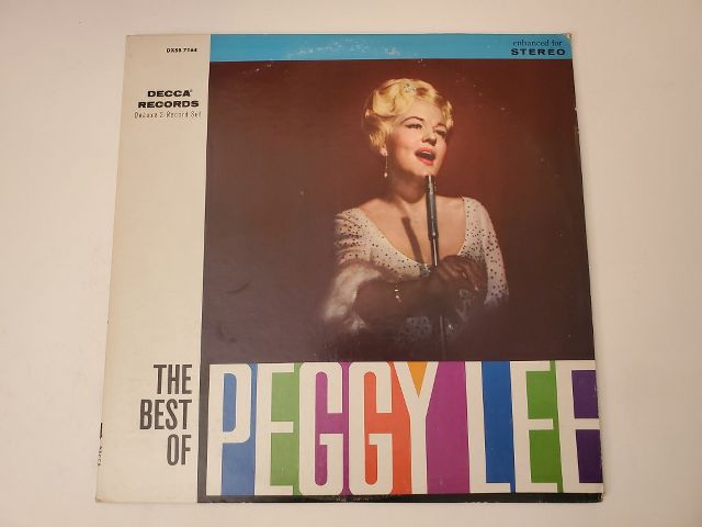 Peggy Lee The Best of Peggy Lee vinyl record